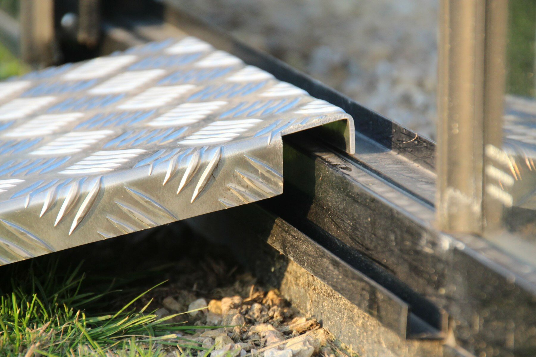 Rampe f&uuml;r Gartengew&auml;chshaus