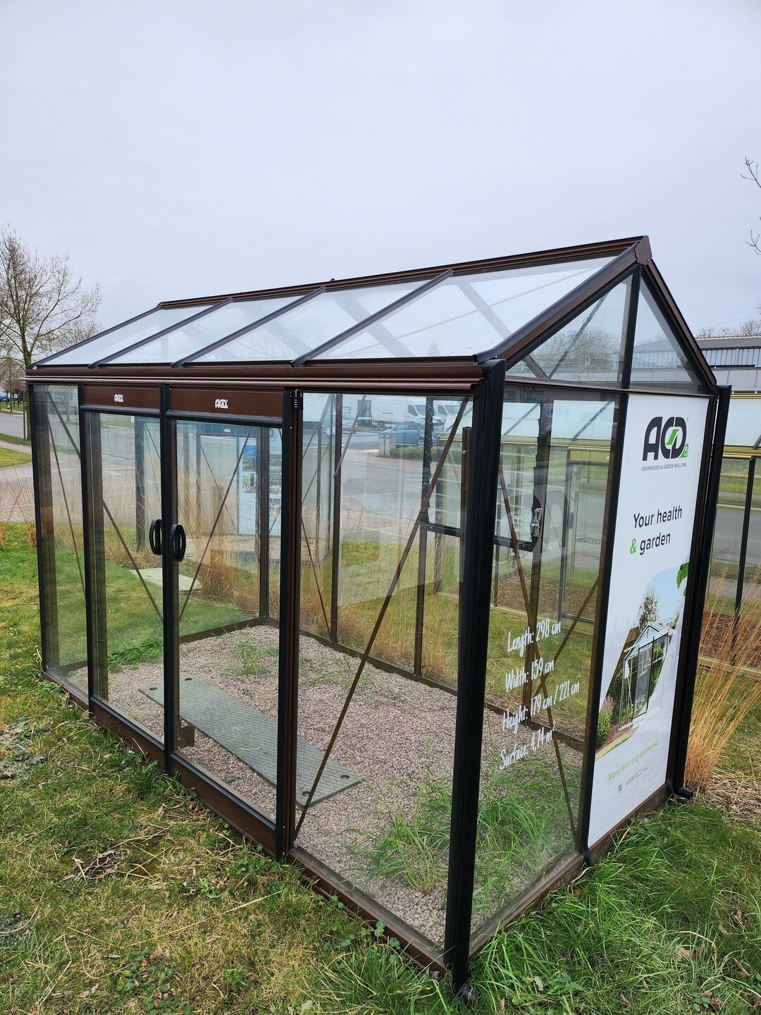 ACD Tuinkas Piccolo P04 BL Blackline 159 x 298cm