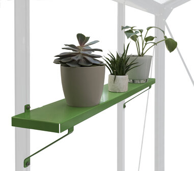 Set van twee schappen, blank aluminium