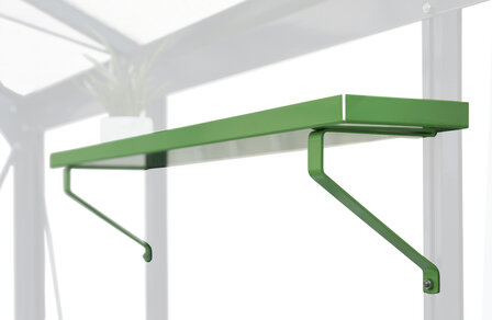 Set van twee schappen, blank aluminium