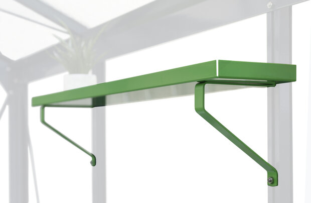 Set van twee schappen, blank aluminium