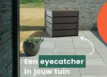 Compostbak Terragrow 850 &ndash; 100% Gerecycled Kunststof, 850L, Duurzaam &amp; Onderhoudsarm